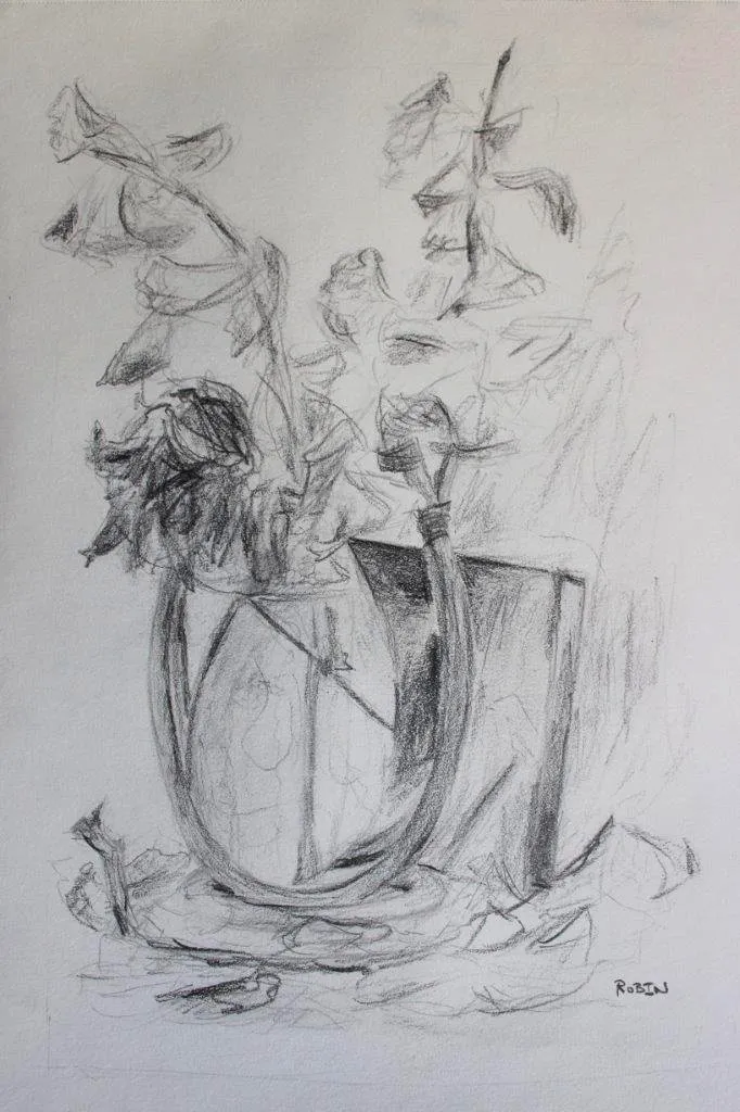 Ginkgo still nature — sketch