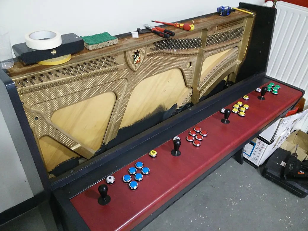 All buttons placed